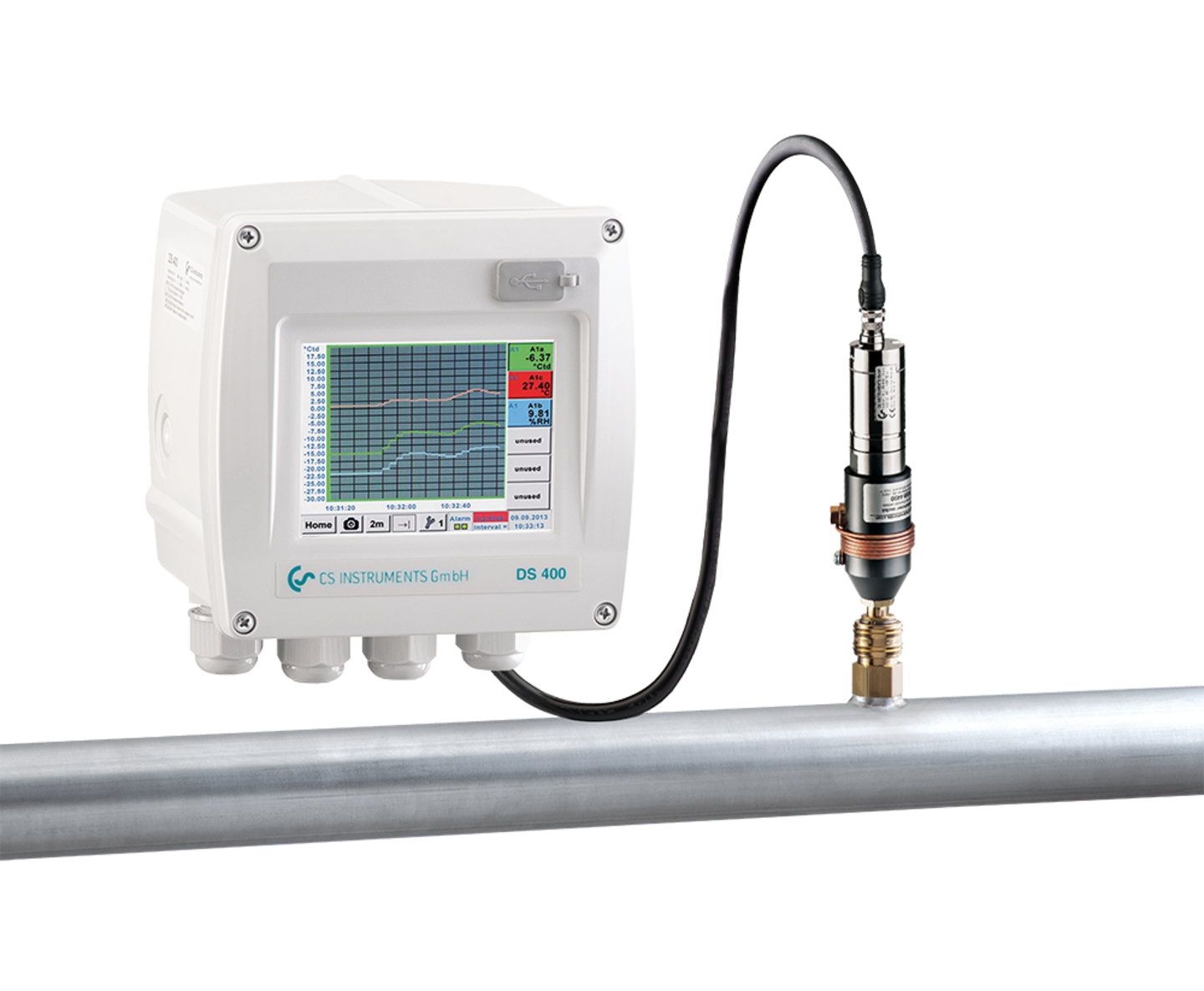 DS 400 Set - Stationary dew point measurement in compressed air systems